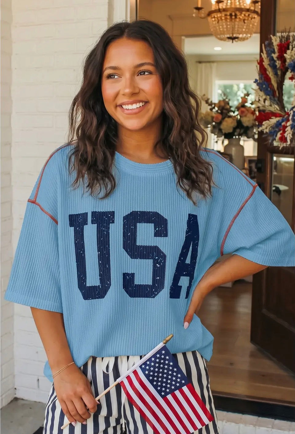 USA Ribbed Shirt