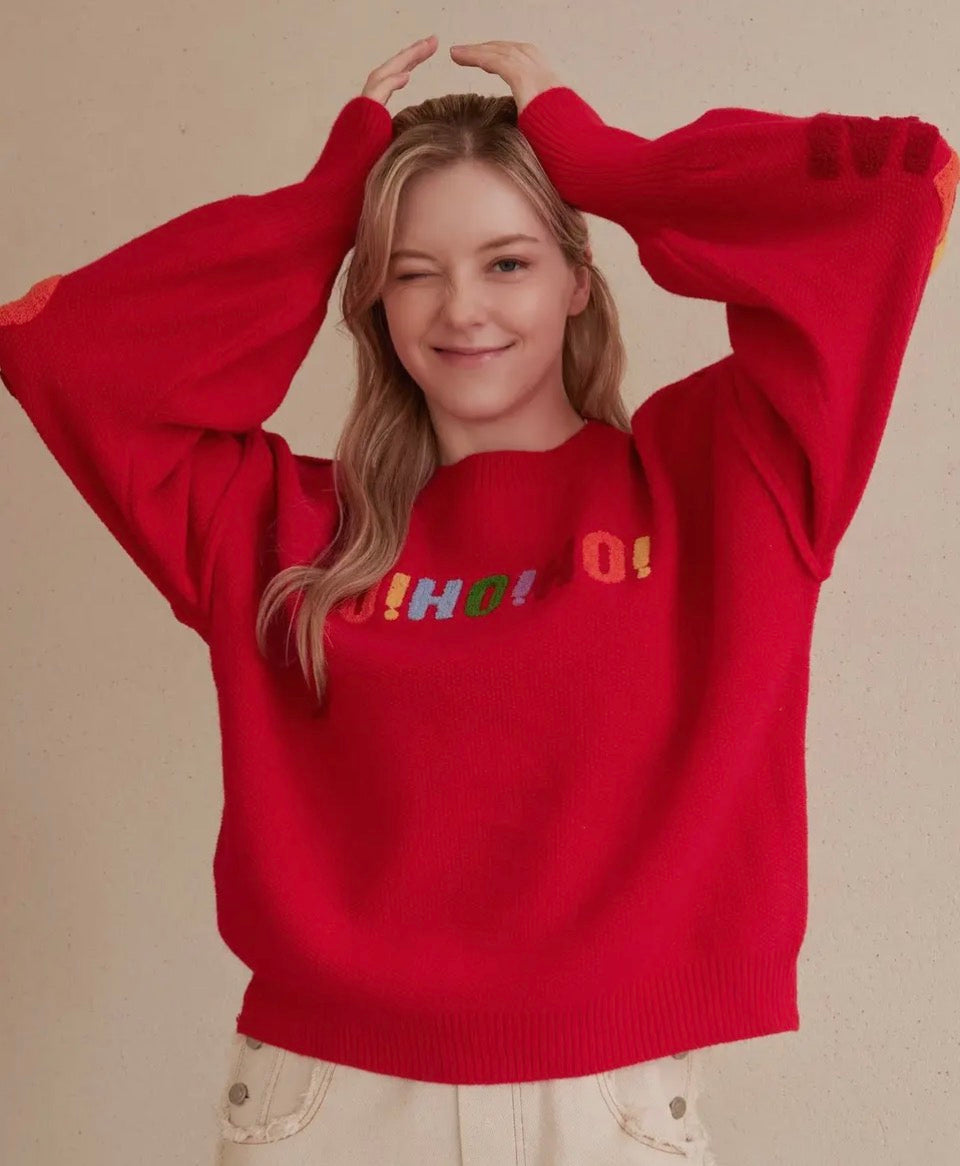 Multi Colored Christmas Sweater