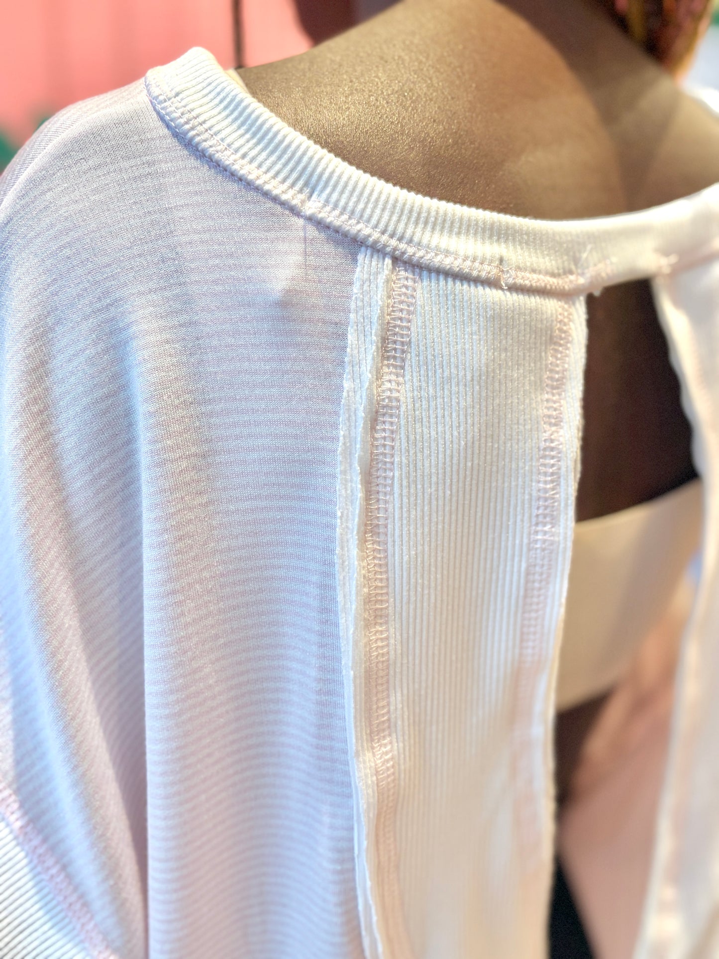 Open Back Crop Top