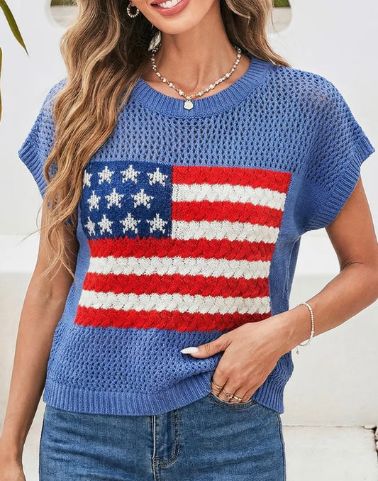 USA Knit Sweater