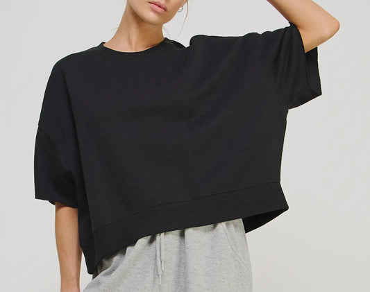 Short Sleeve French Terry Sweatshirt