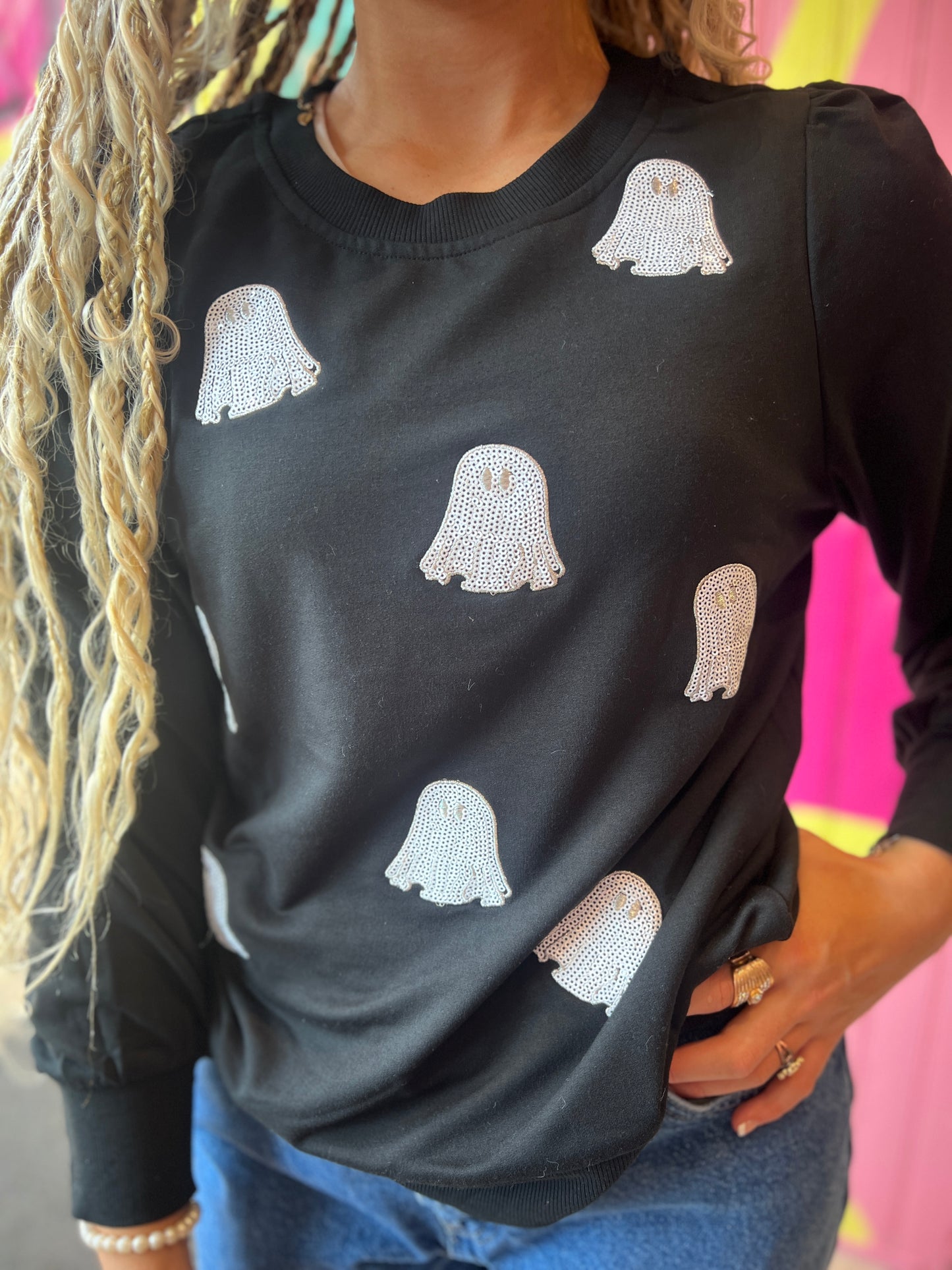 Mary Square Ghost Sweater