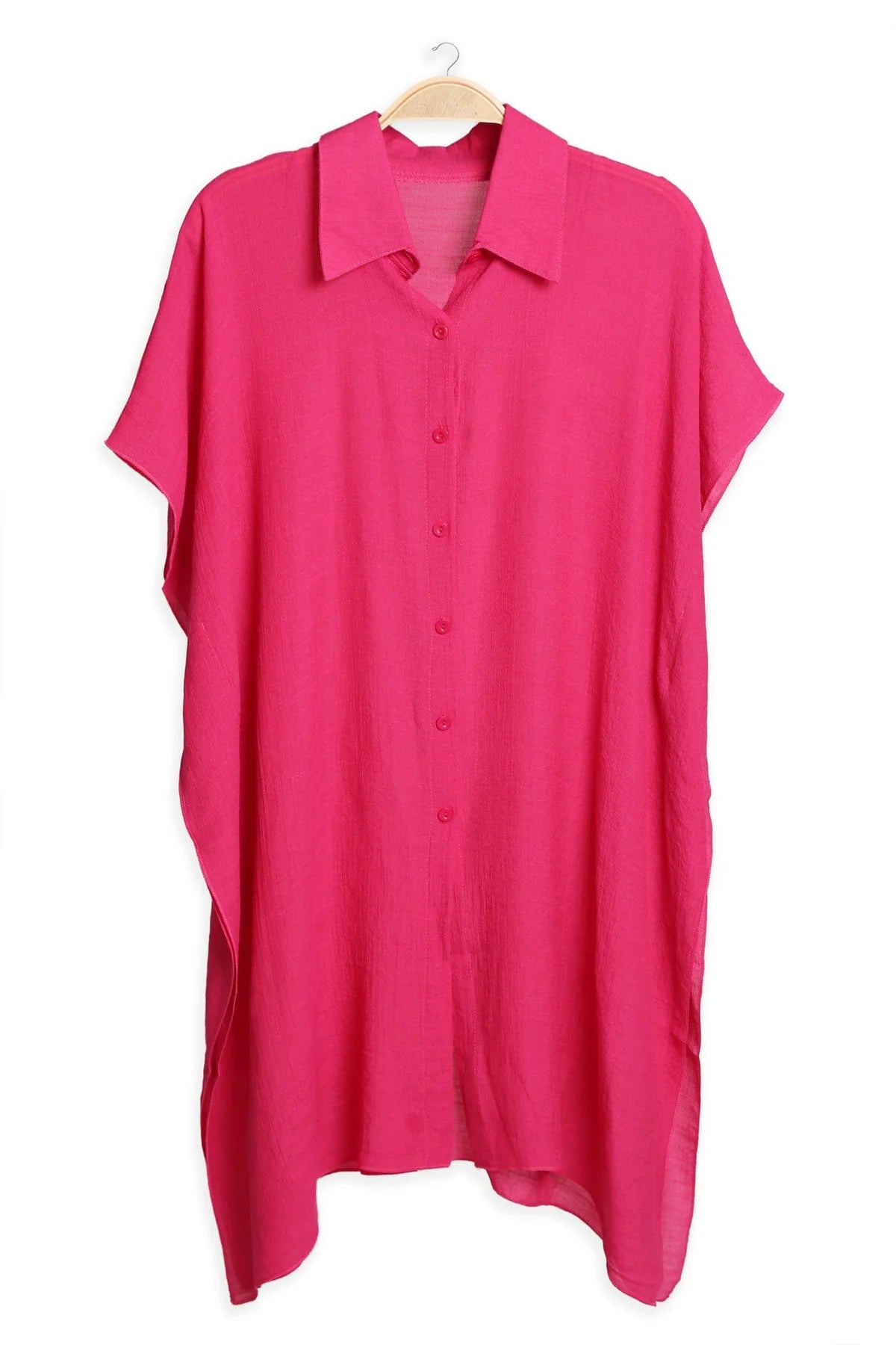 Umgee Oversized Shirt Dress