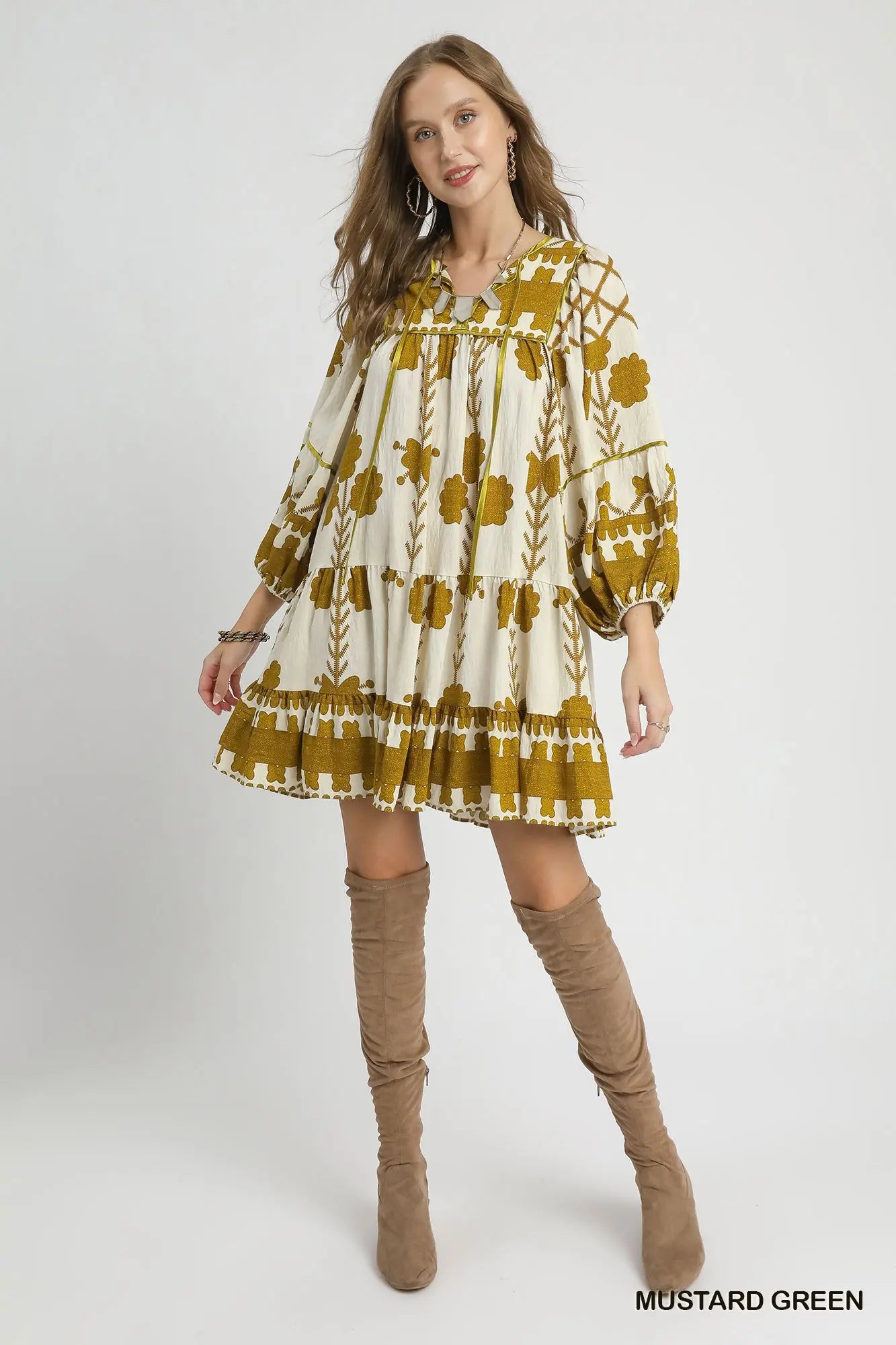 Umgee Tribal Print Dress