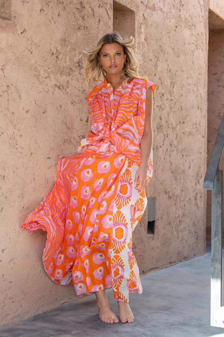 Sleeveless Top and Maxi Skirt (one size)