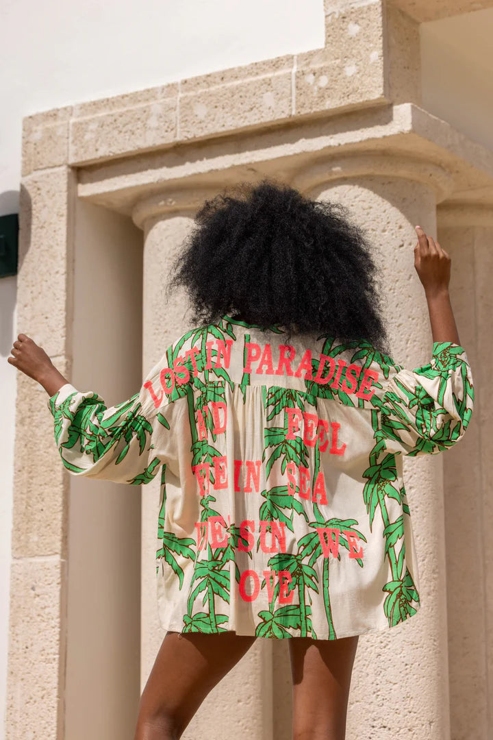 Tropical Lounge Blouse (one size)