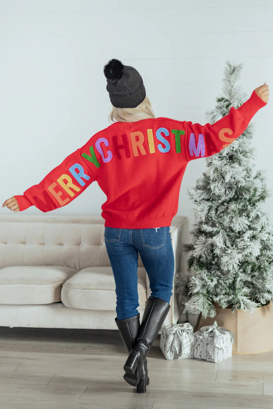 Multi Colored Christmas Sweater
