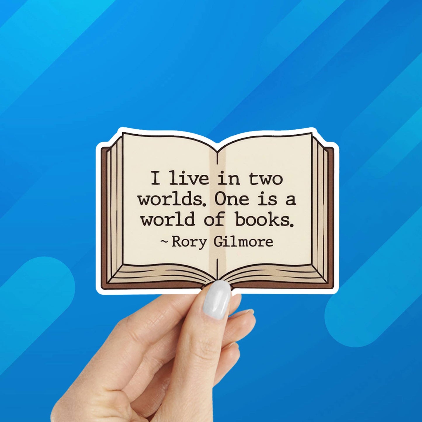 Gilmore Girls Inspired Rory Quote Laptop Sticker: Packaged