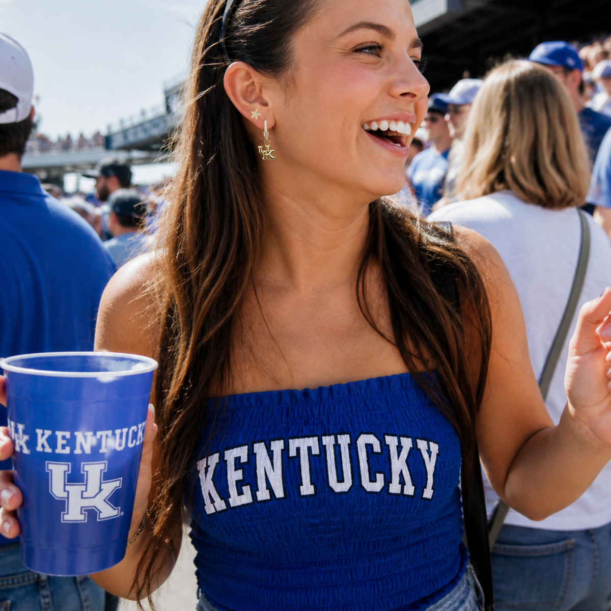 Kentucky University Pennant Pair Earring Set