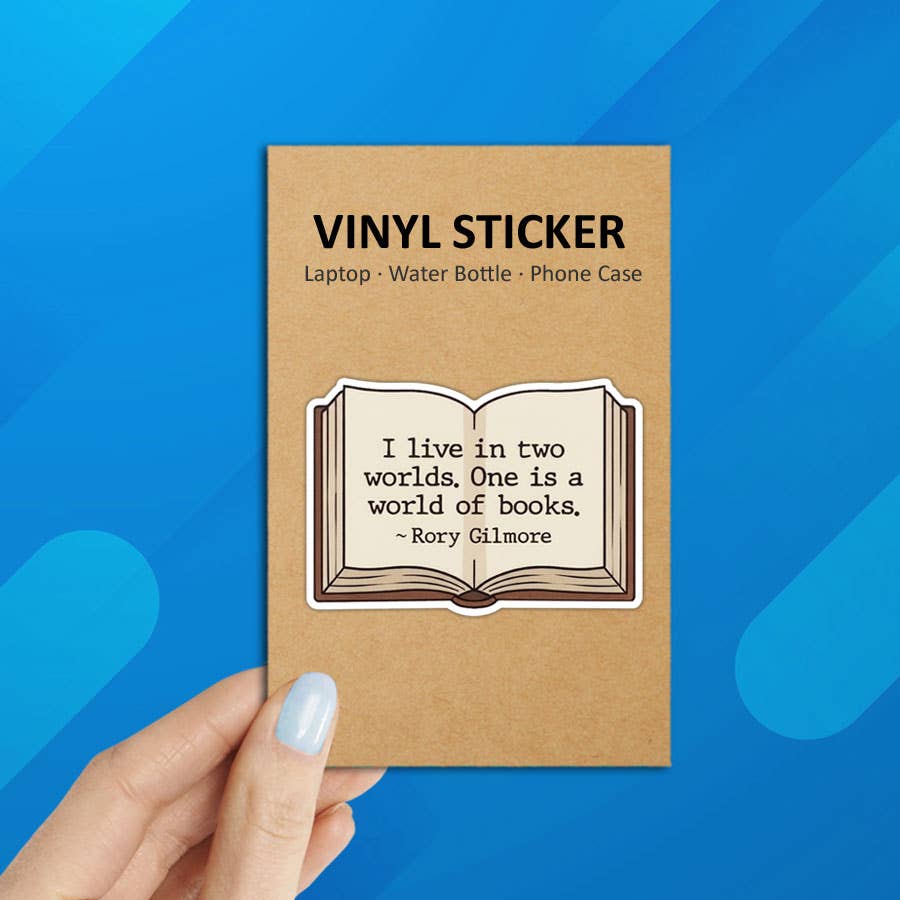 Gilmore Girls Inspired Rory Quote Laptop Sticker: Packaged
