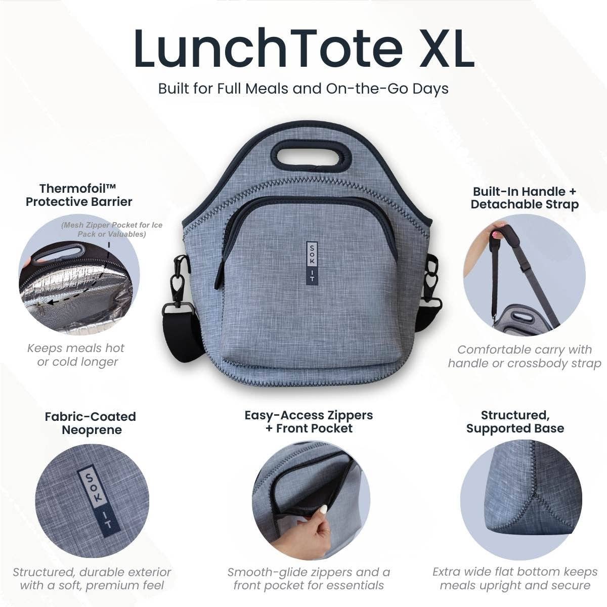 LunchTote XL - Fast Talker: XLG (6.5 Quart)