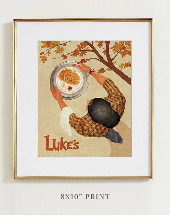 Luke's Diner Autumn Poster: 11 x 17" inches