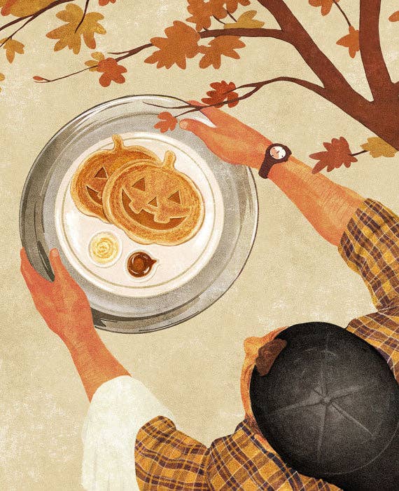 Luke's Diner Autumn Poster: 11 x 17" inches