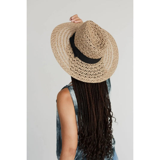Whimsy Straw Hat in Tan
