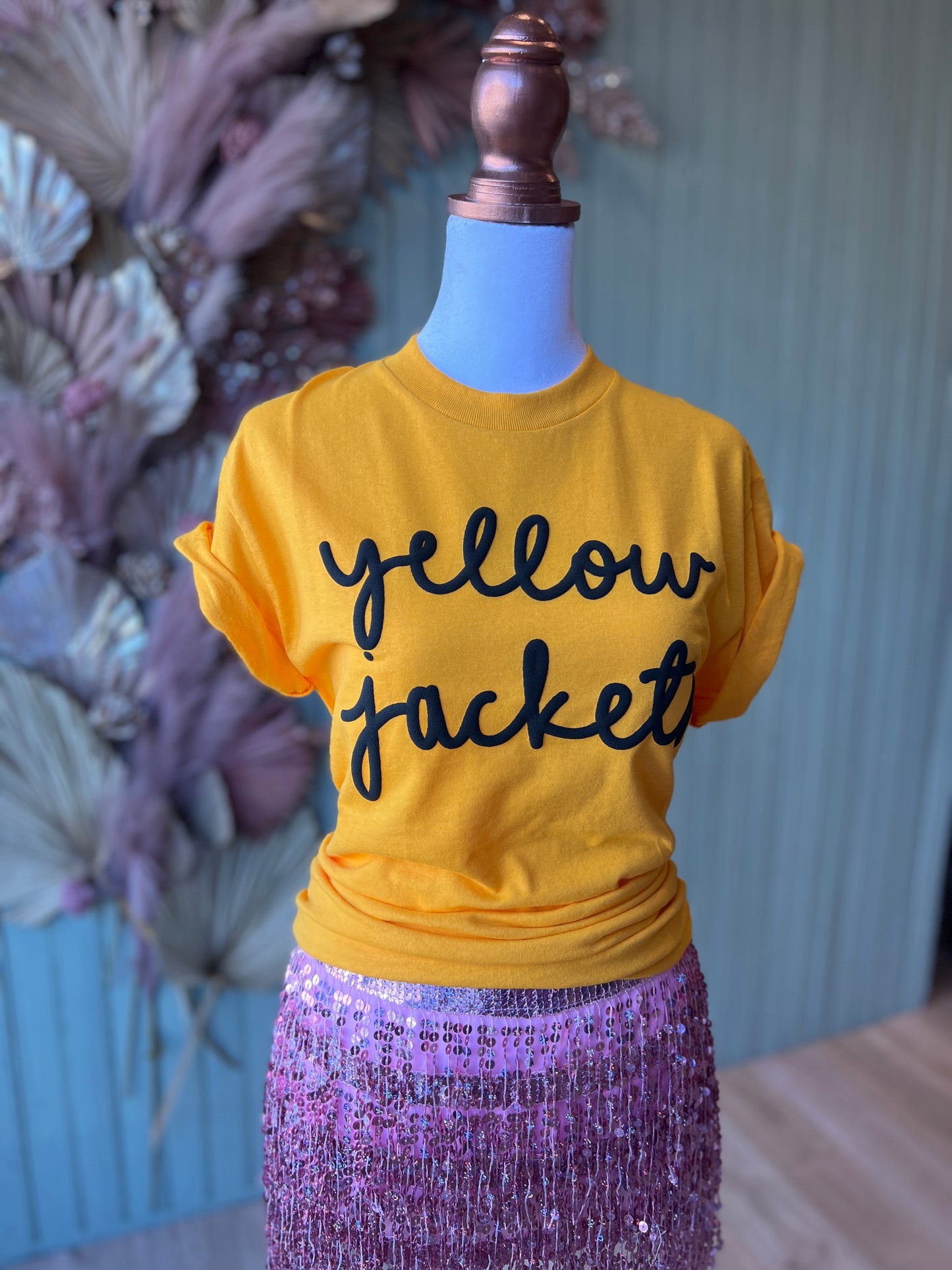 Yellow Jacket Puffy T-Shirt WOODFORD