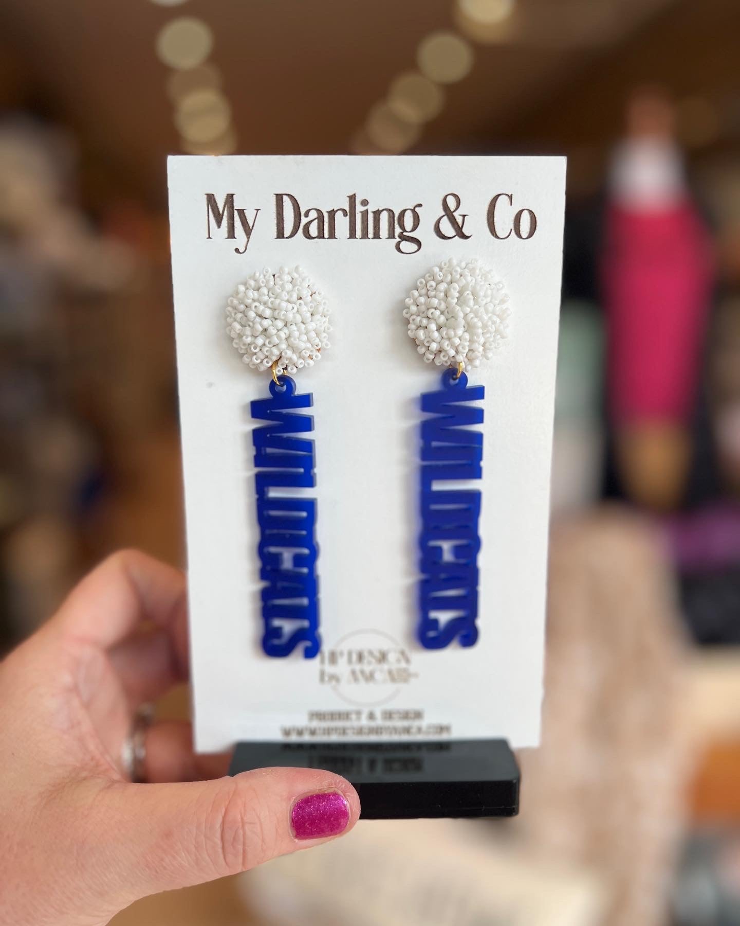 Wildcats Game Day Earrings