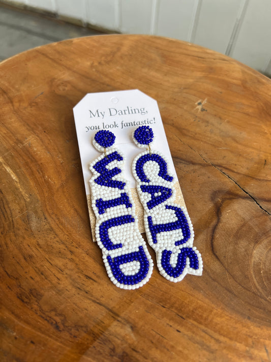 Wildcats Game Day Earrings
